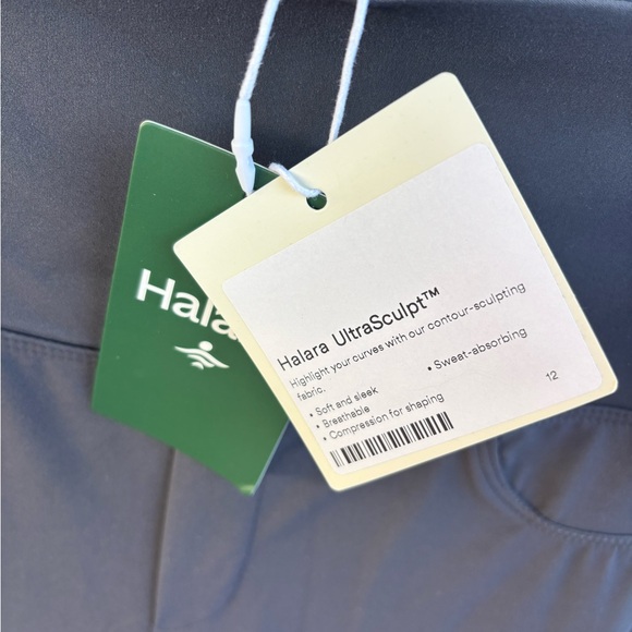 NWT HALARA Deep Blue Wide-Leg Pants small - Picture 4 of 6